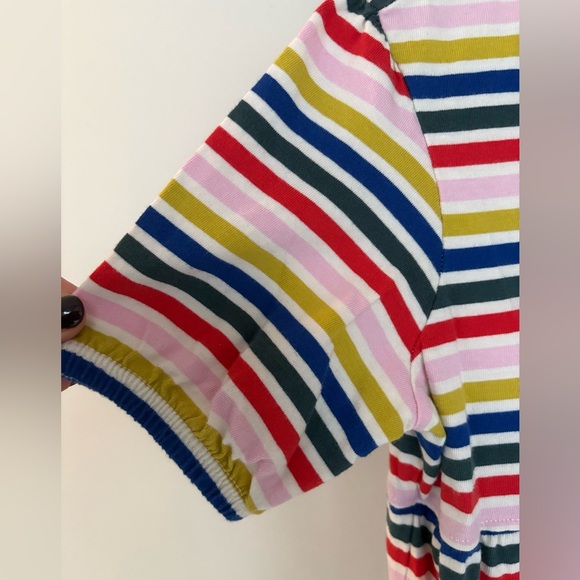 Hanna Andersson Rainbow 🌈 Striped Twirly Dress. Size 8 - Picture 5 of 5
